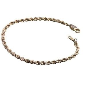 Korea gold tone 7” bracelet